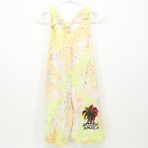 Vintage Colorful Splatter Jamaica Cover Up